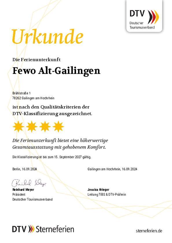 Ferienwohnung Alt-Gailingen Exterior foto